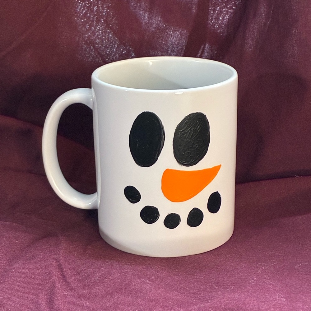 Snowman Mug Painted - Picture 1 of 1